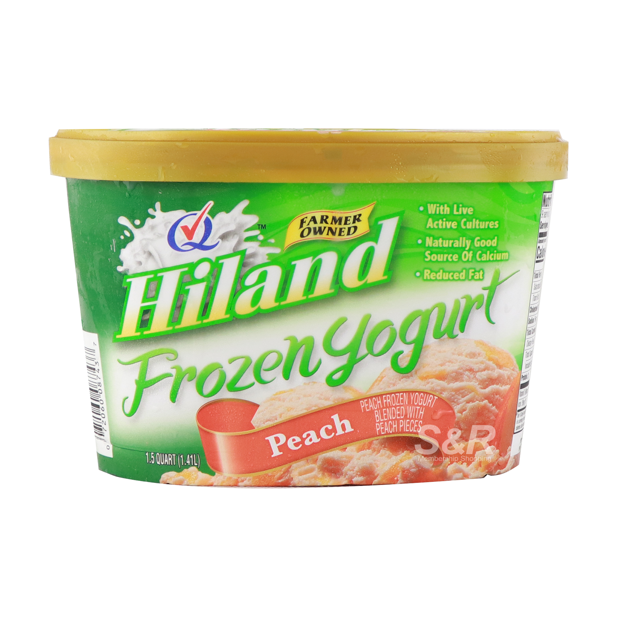 Hiland Premium Frozen Yogurt Peach Flavor 1.41L Hiland Premium Frozen Yogurt Peach Flavor 1.41L